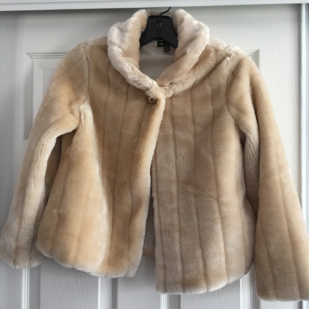 Children faux Rabbit Coat Jacket